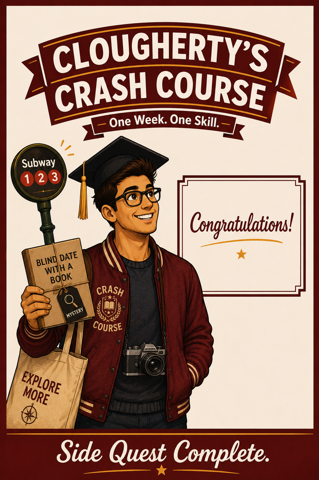 Clougherty Crash Course artwork for Week 14: Exploring