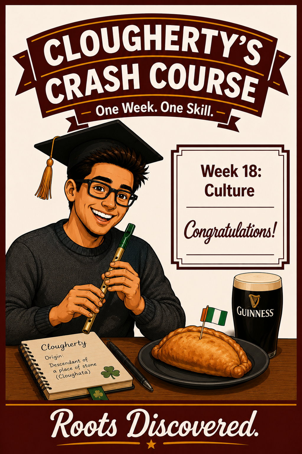 Clougherty Crash Course artwork for Week 18: Culture